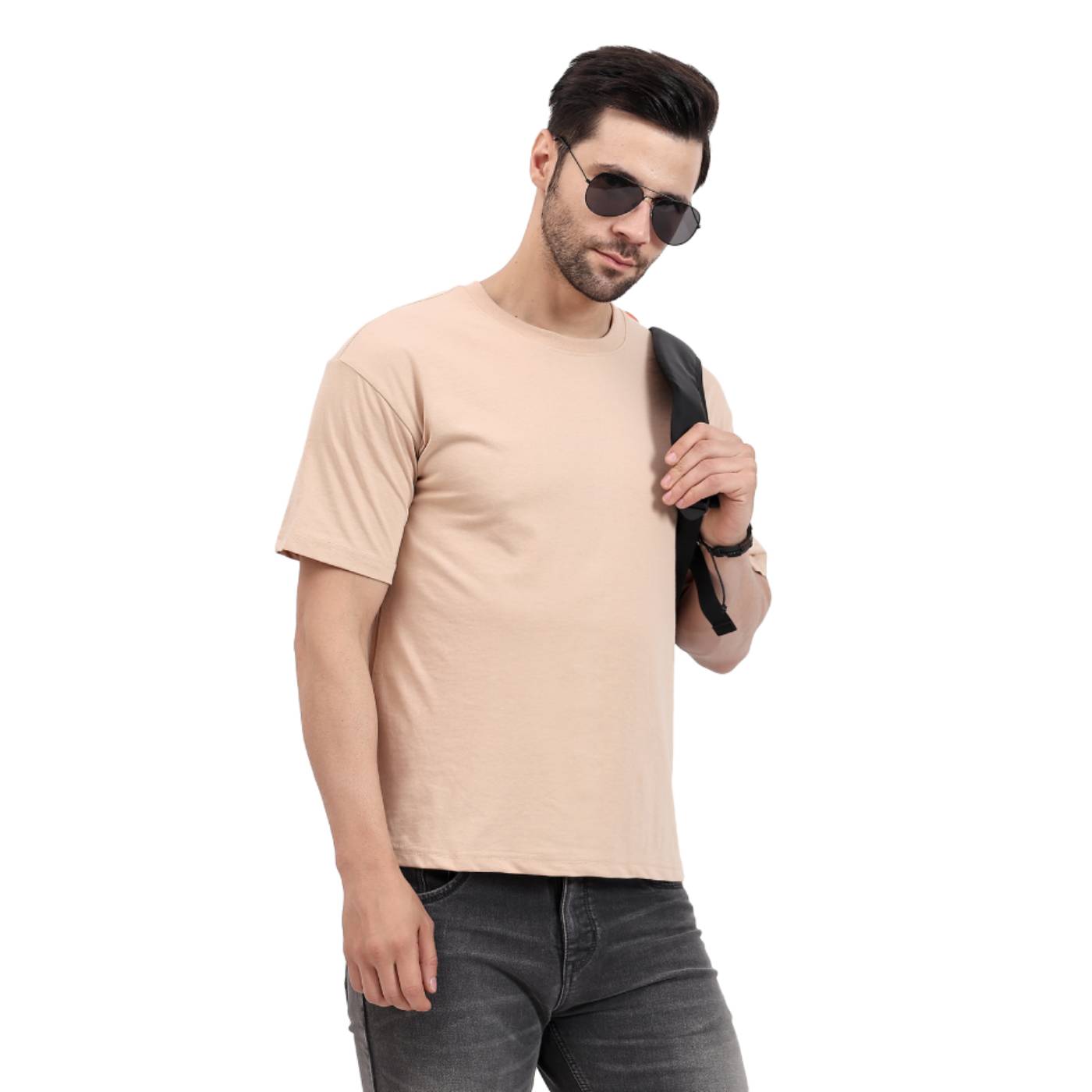 Mens Dropshoulder Cotton Tshirt