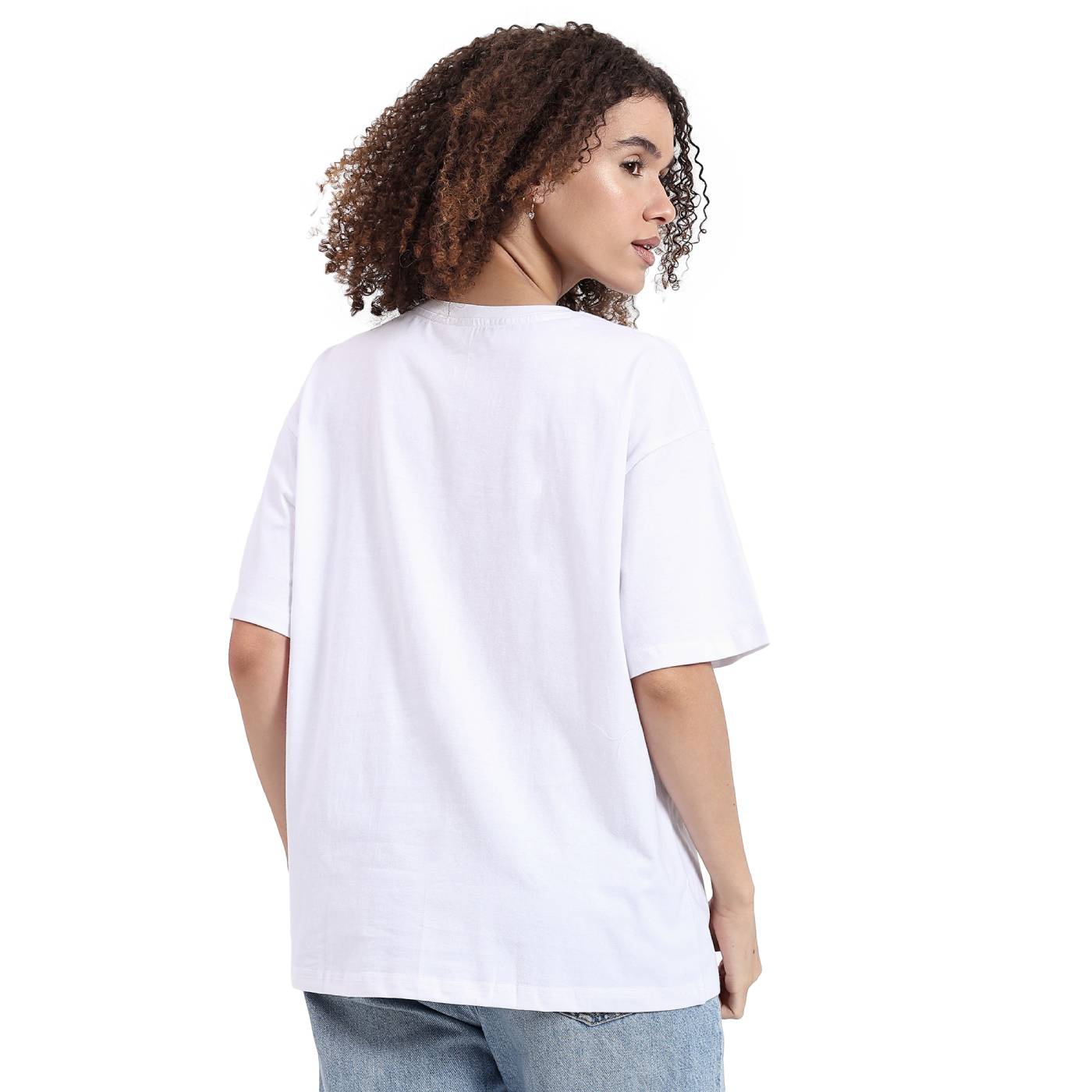 Women Dropshoulder Cotton Tshirt Women Dropshoulder Cotton Tshirt