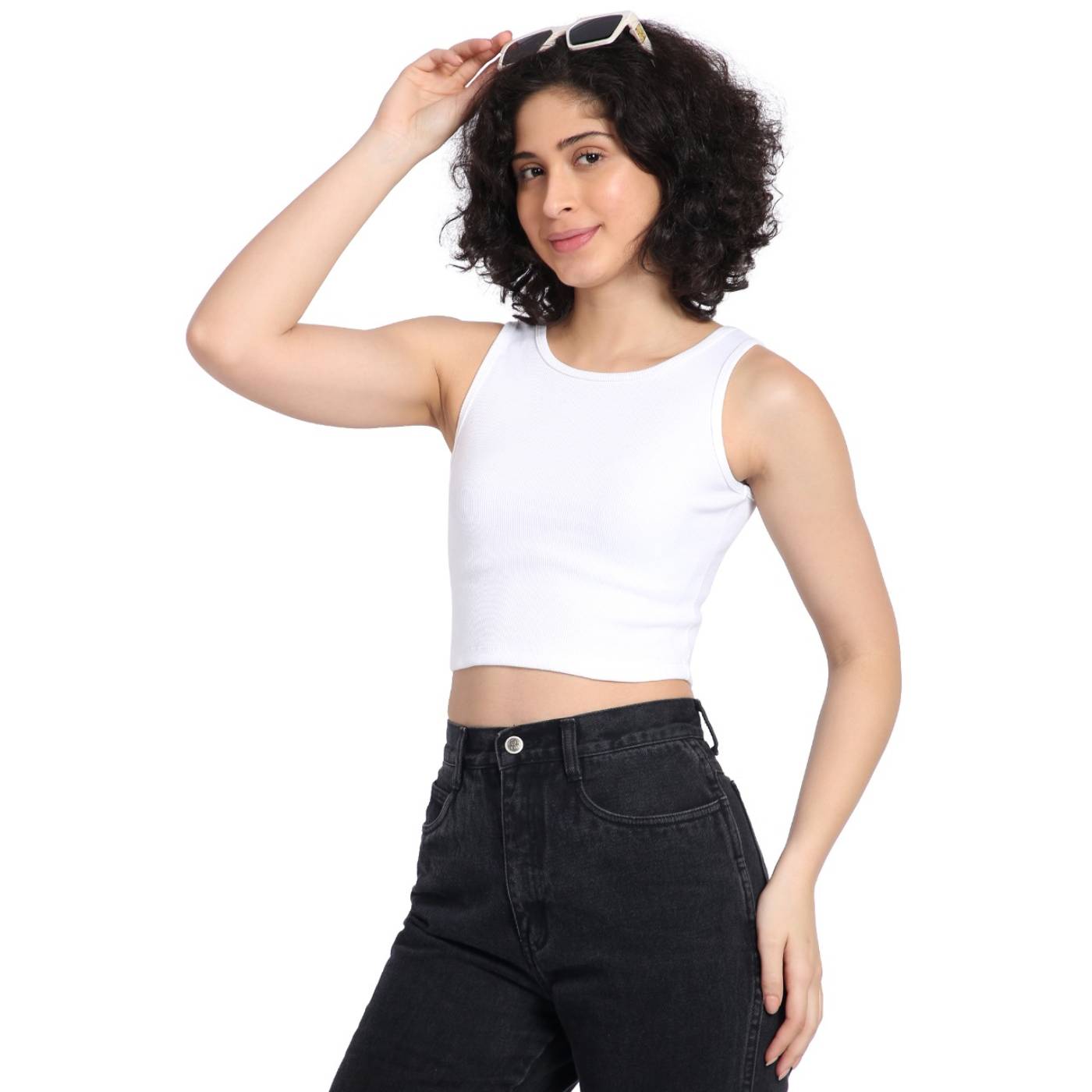 Womens Rib Crop Top Womens Rib Crop Top