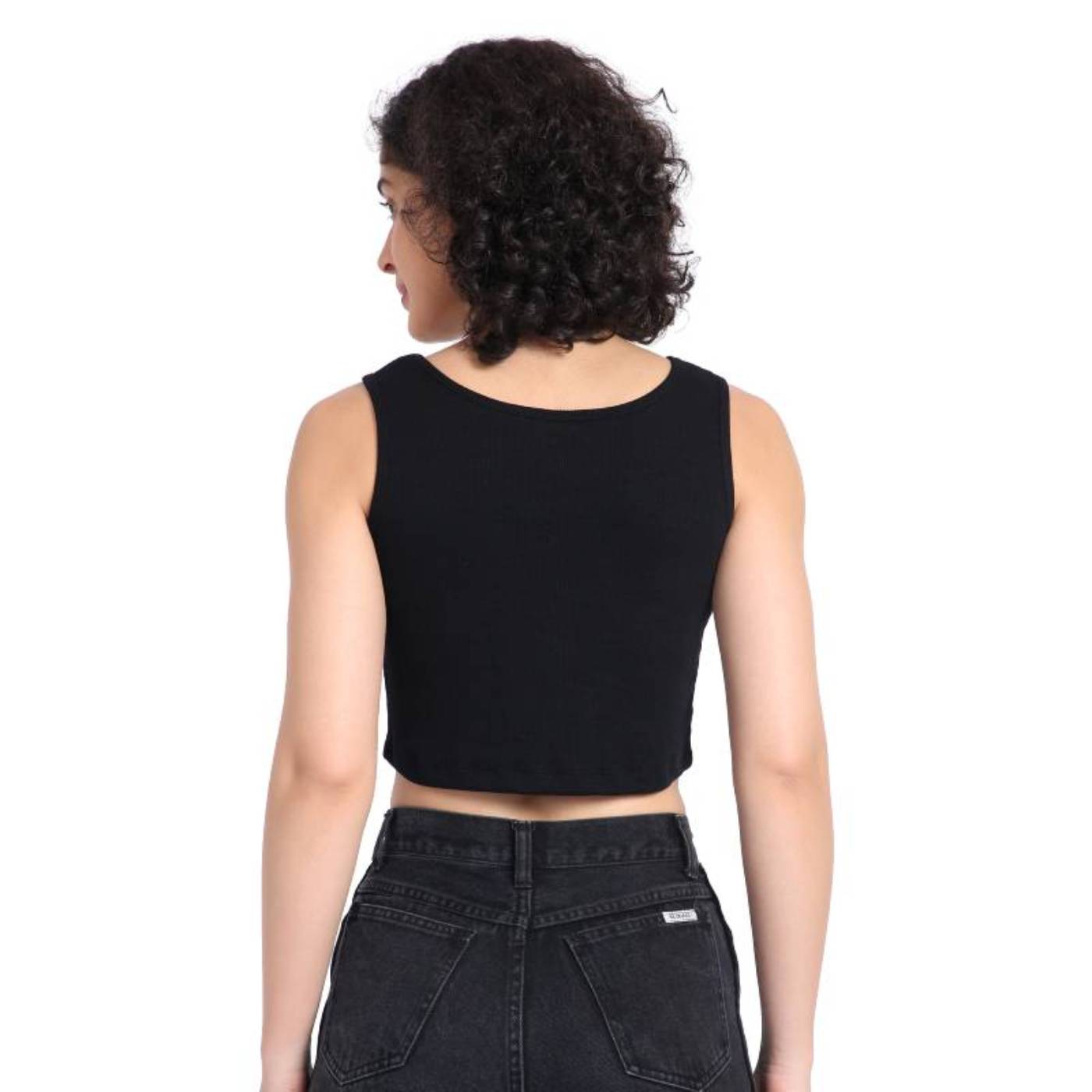 Womens Rib Crop Top Womens Rib Crop Top