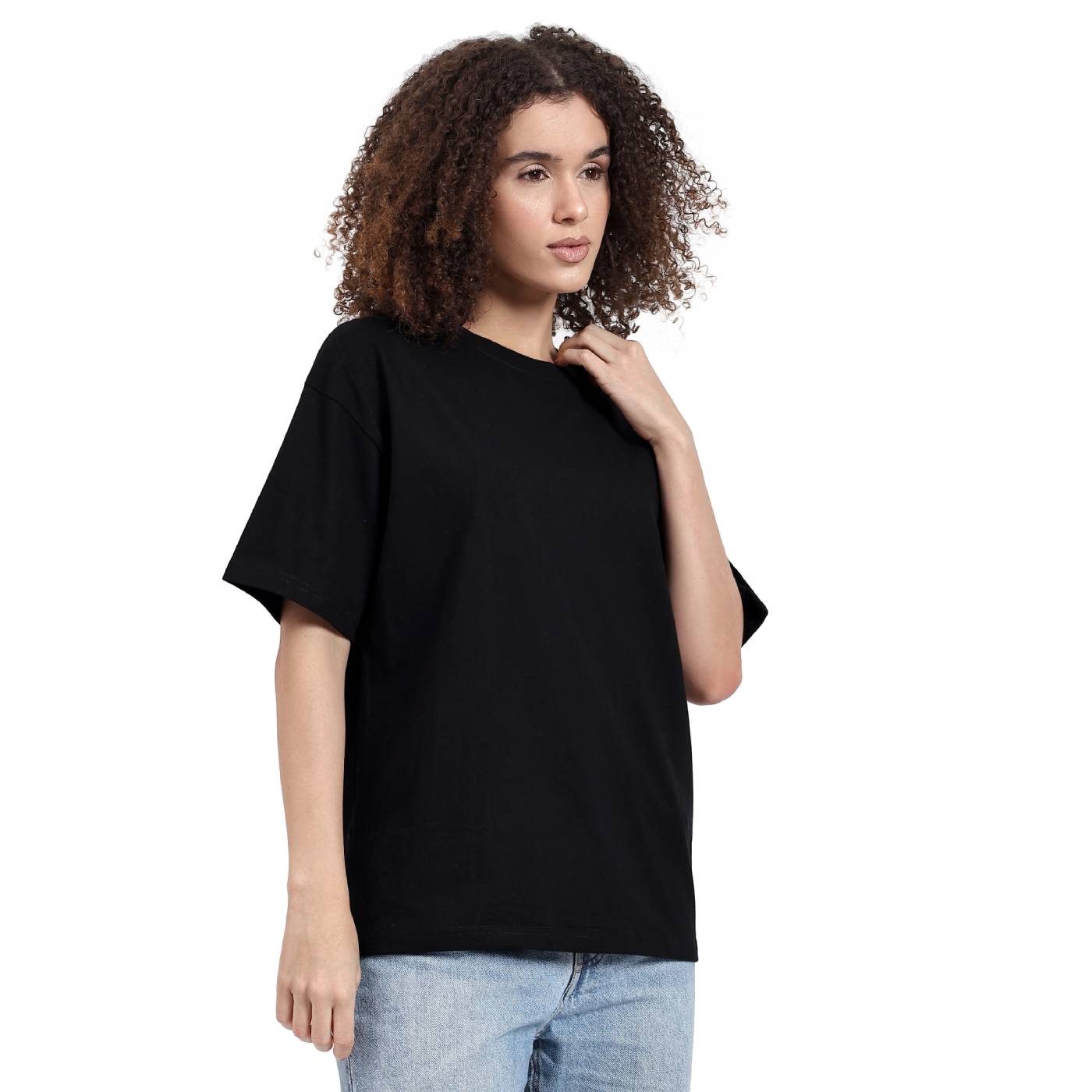 Women Dropshoulder Cotton Tshirt Women Dropshoulder Cotton Tshirt