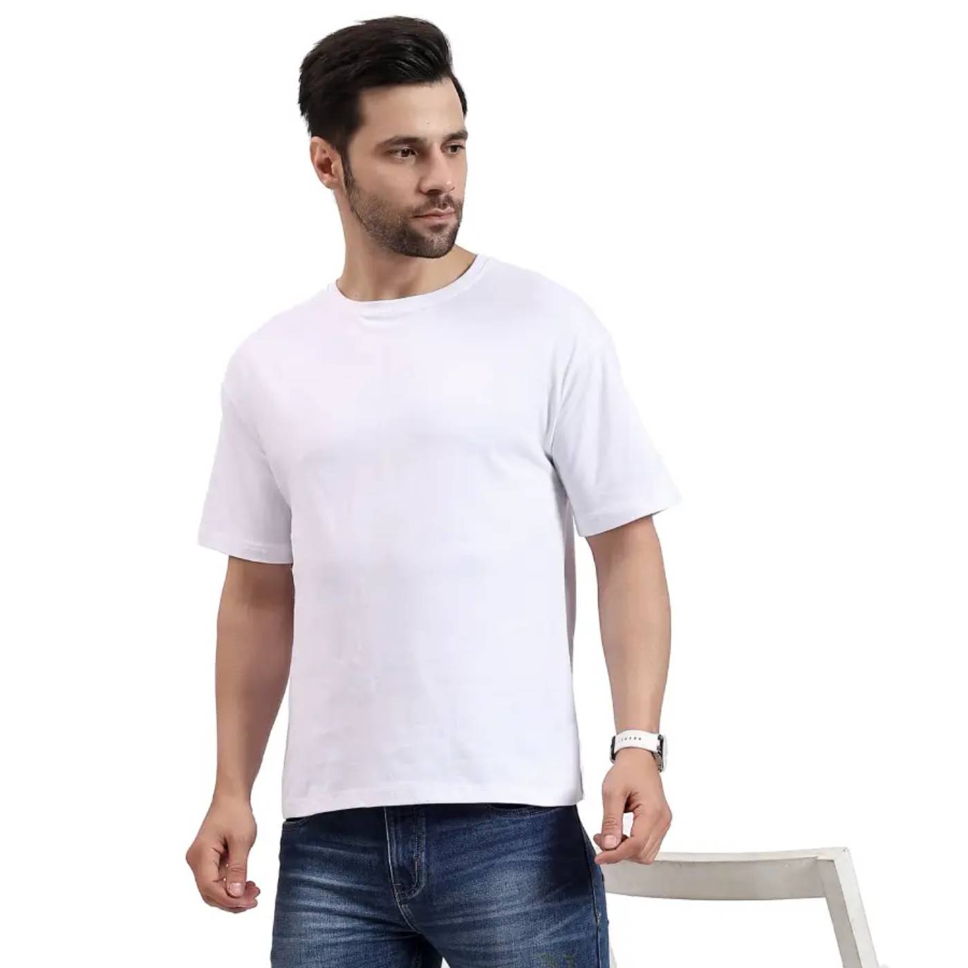 Mens Dropshoulder Cotton Tshirt
