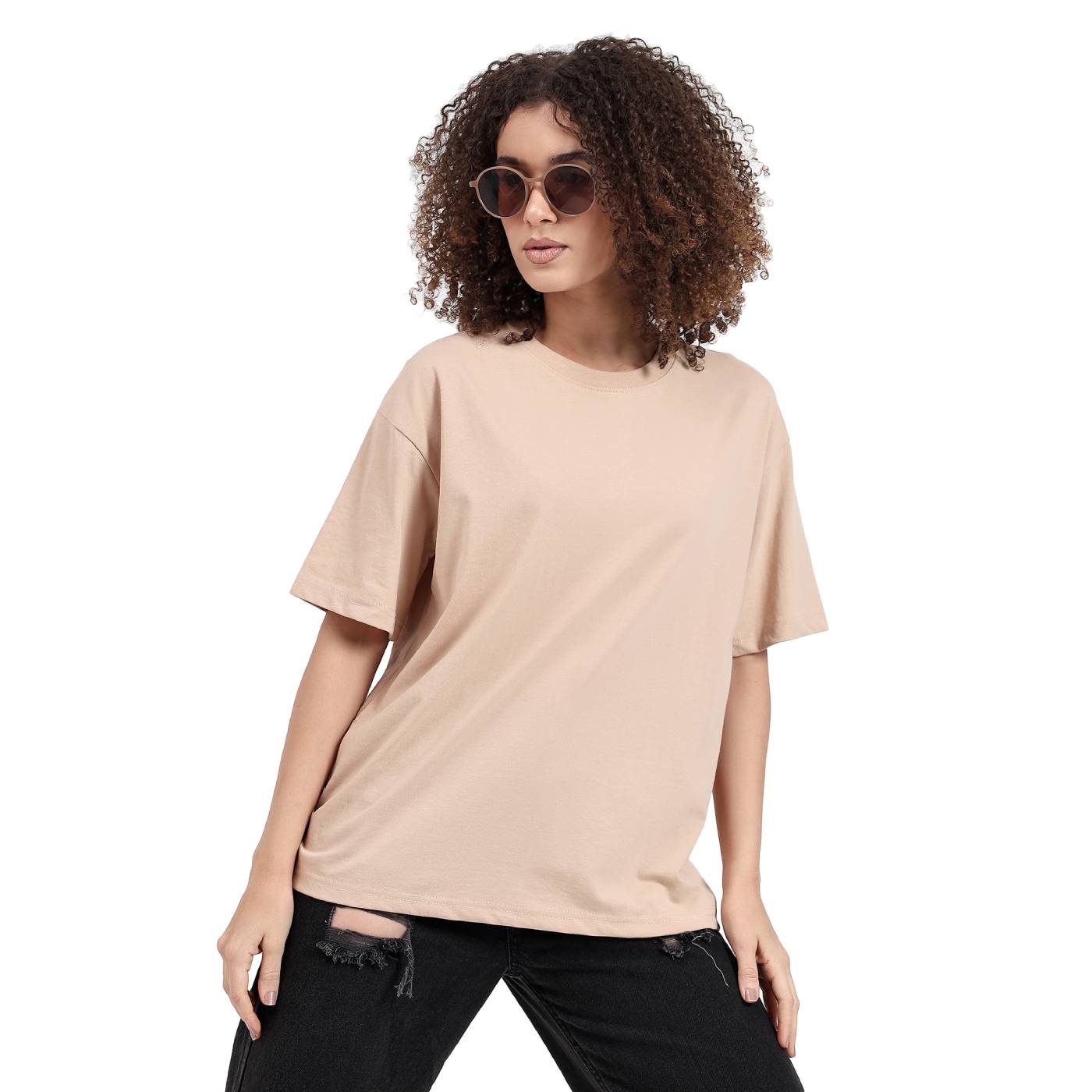 Women Dropshoulder Cotton Tshirt Women Dropshoulder Cotton Tshirt